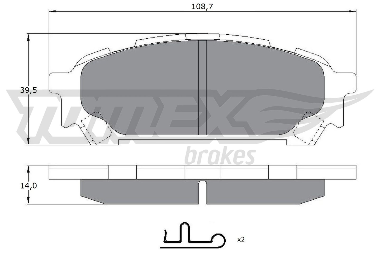 TOMEX Brakes TX 15-60 Sada...